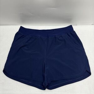 Lands' End Swimsuit Shorts Women's 20W Pockets Quick Dry Brief Blue